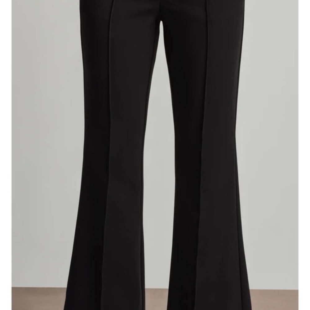 Ellen Tracy Classic Black Flare Pants